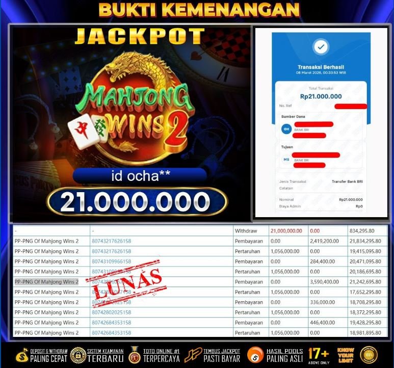 GOKUTOGEL : Bukti Pembayaran JP19